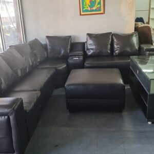 Copholder Corner set with big ottomon