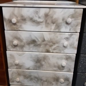 Smoke Chest of Drawers - 4 drawer